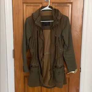 Zara Army Green Utility Jacket